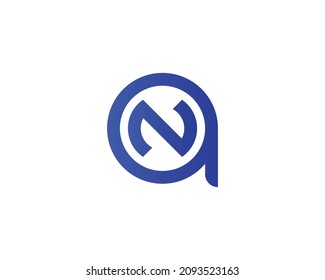 NA AN logo design vector template
