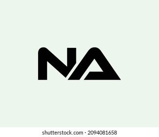 NA logo design vector template