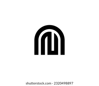 AN NA Logo design vector template