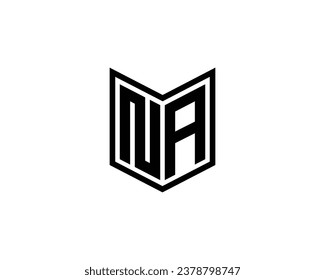 NA logo design vector template