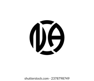 NA logo design vector template