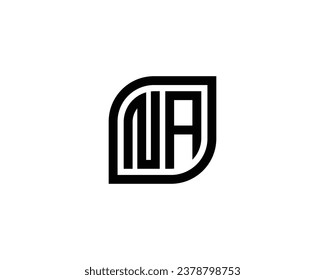 NA logo design vector template