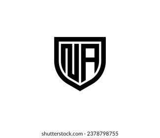 NA logo design vector template