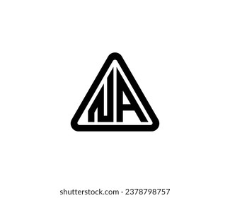 NA logo design vector template