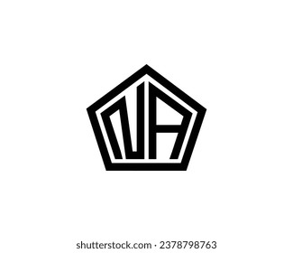 NA logo design vector template