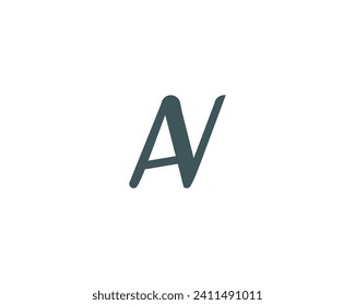 AN NA logo design vector template