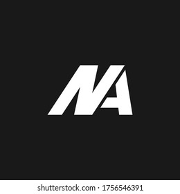 NA logo designed with Letter N and A in vector format.