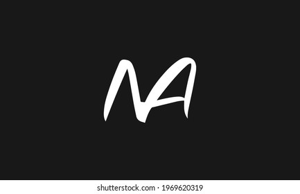 NA logo designed with Letter N and A in vector format