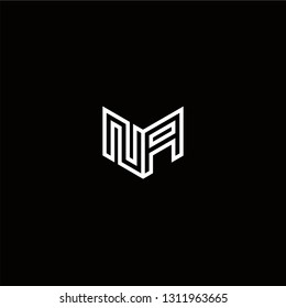 NA Logo Letter initial Designs Templete