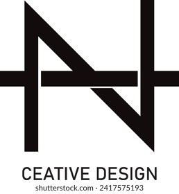 NA, AN logo letter modern design