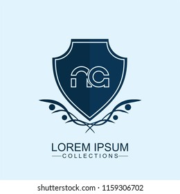 NA Luxury logo,Design for Boutique hotel,Resort,Restaurant, Royalty, Victorian identity, luxury Hotel, Heraldic, Fashion,VIP,Club,education Full vector logo template.