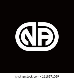 Na Monogram Logo Oval Style On Stock Vector (Royalty Free) 1618871089 ...