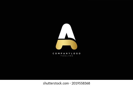 AN NA A AND N Abstract initial monogram letter alphabet logo design