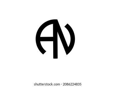 An na n a letter logo