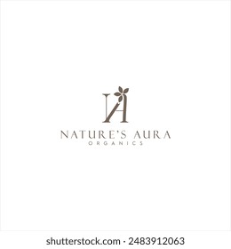 NA organic beauty logo design