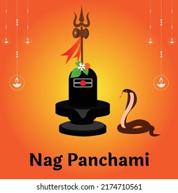 Naag Panchami Hindu Festival Vector Illustration