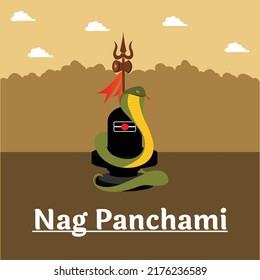 Naag Panchami Hindu Festival Vector Illustration