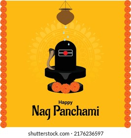 Naag Panchami Hindu Festival Vector Illustration