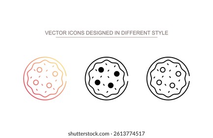 Naan icon design with white background stock illustration