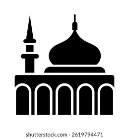Nabawi Moschee Symbol Element für Design