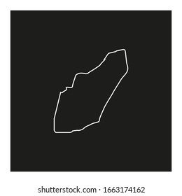 región de Nabeul país del mapa de Túnez