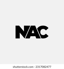 NAC initial letter monogram logo