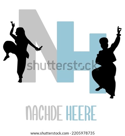 Nachde Heere Bhangra Logo for Dance Groups