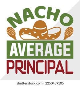 Ilustración de vectores impresos SVG principal de Nacho