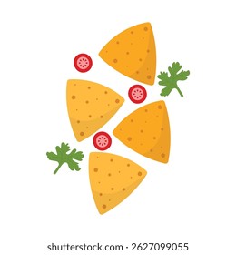 Nacho Icon Set Vector Design.
