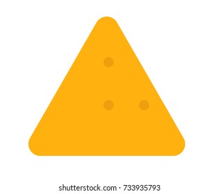 Nacho isolated single vector illustration
