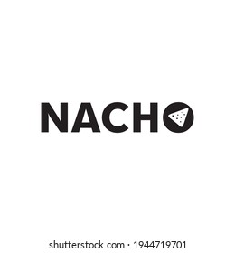 Nacho snack logo design vector template