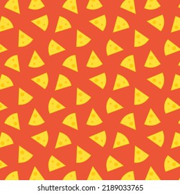 Nacho vector. Nacho pattern wallpaper. Nacho icon vector. Triangle pattern background.