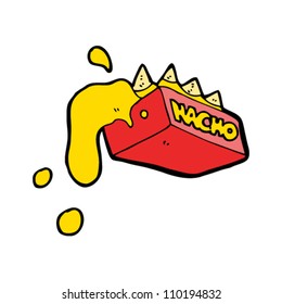 caricatura de nachos