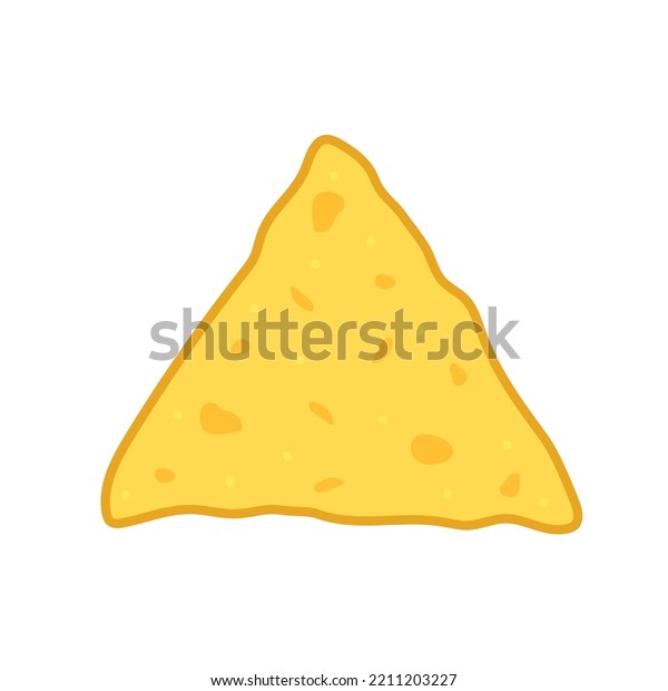 Nachos Chip Vector Tortilla Chips Nachos Stock Vector (Royalty Free ...