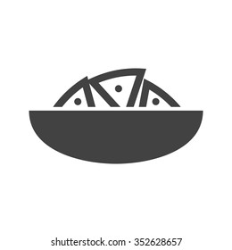 Nachos, chips, cheese icon vector image. Can also be used for food iconset. Suitable for use on web apps, mobile apps and print media.