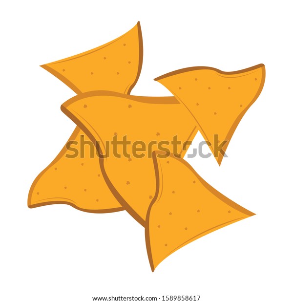 Nachos Clip Art Design Vector Illustration Stock Vector (Royalty Free ...