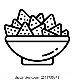 Nachos Icon Element For Design