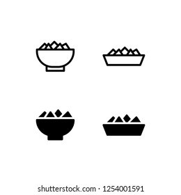 Nachos Icon Logo Vector Symbol. Chip Icon