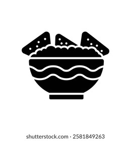 nachos icon vector design template simple and clean