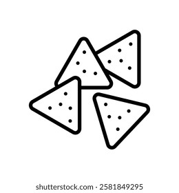 nachos icon vector design template simple and clean