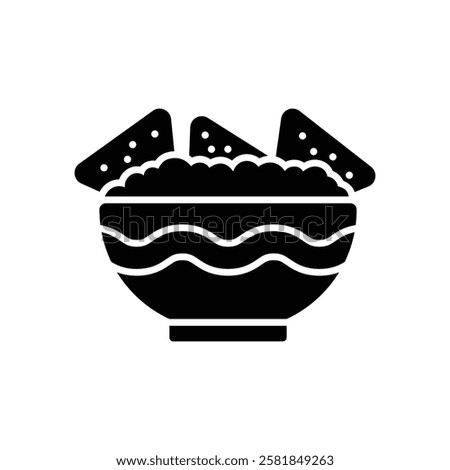 nachos icon vector design template simple and clean