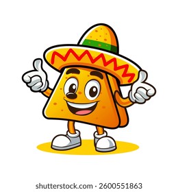 Nachos logo vector simple mascot