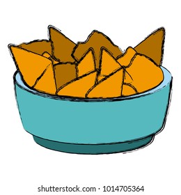 Nachos mexican food