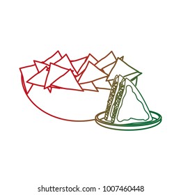 Nachos and quesadilla design