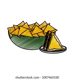 Nachos and quesadilla design