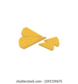 Nachos simple illustration clip art vector