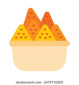 Nachos Vector Flat Icon Design