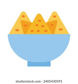 Nachos Vector Flat Icon For Personal And Commercial Use.
