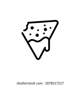 nachos vector icon. perfect use for logo, presentation, application, website, and more. icon design line style