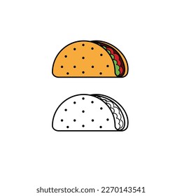 NACOS TACOS VECTOR MEXICAN FOOD